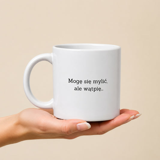kubek do pracy śmieszny wzór pomysł na prezent
