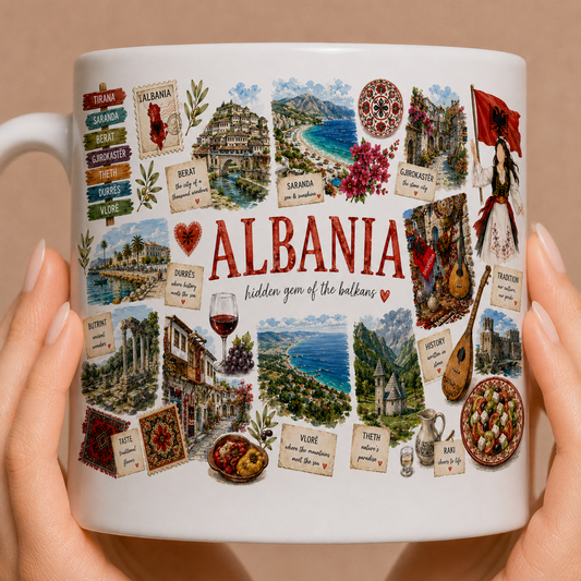 Kubek „Albania” 330 ml