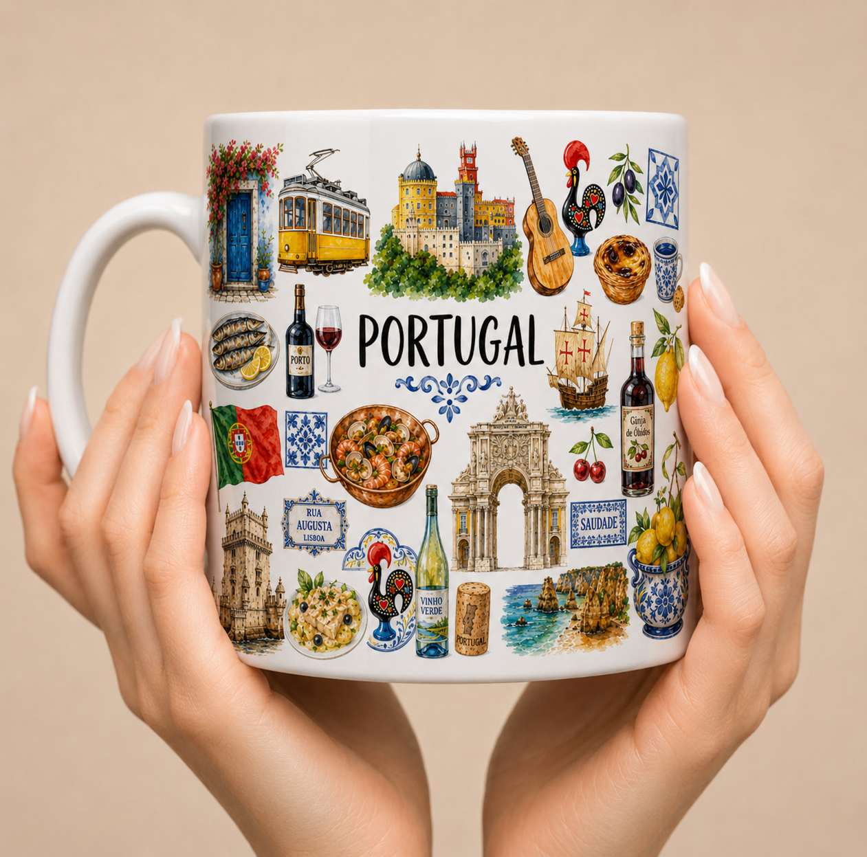KUBEK Z PODRÓŻY Z PORTUGALII PORTUGALIA